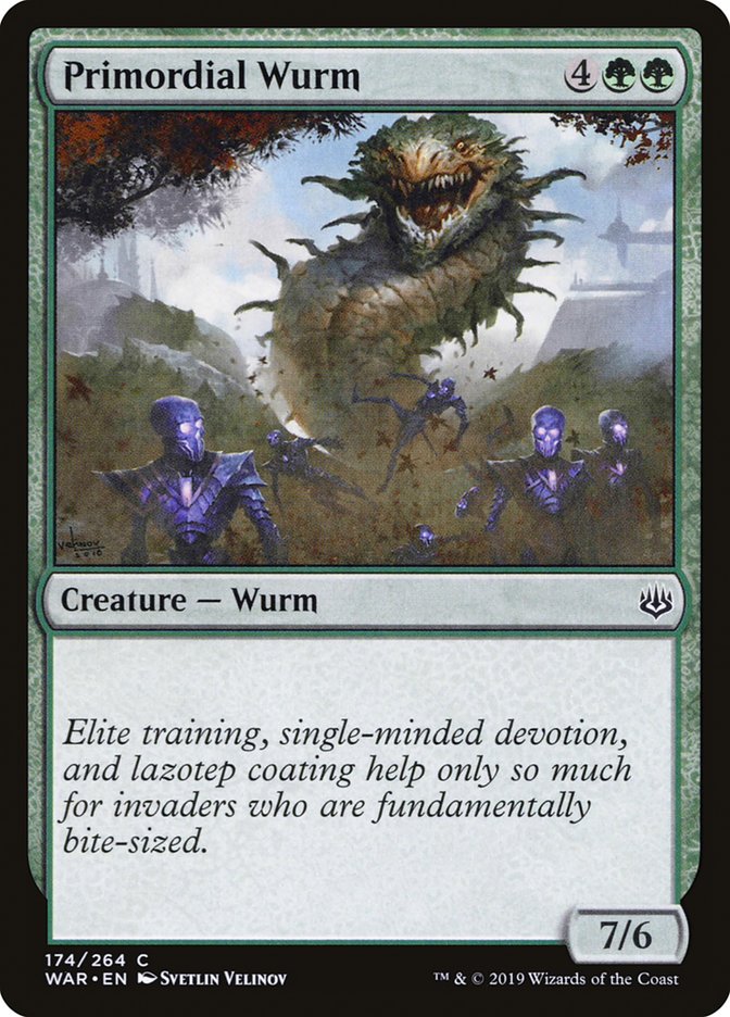 Primordial Wurm [War of the Spark] Magic: The Gathering