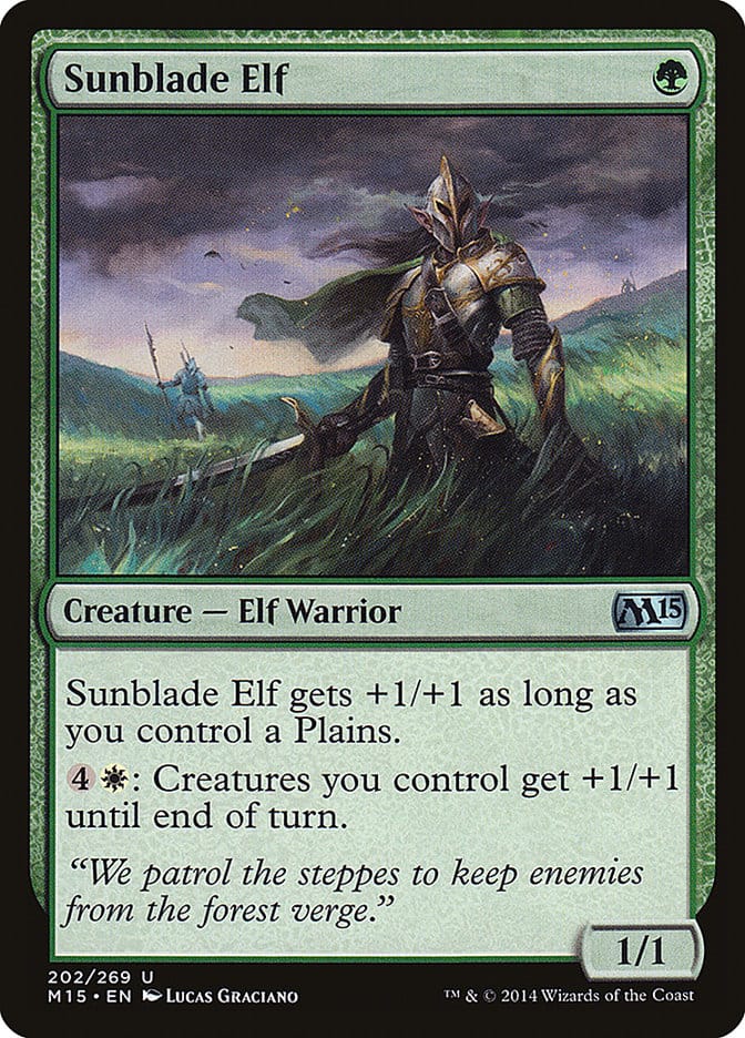 Sunblade Elf [Magic 2015] Magic: The Gathering