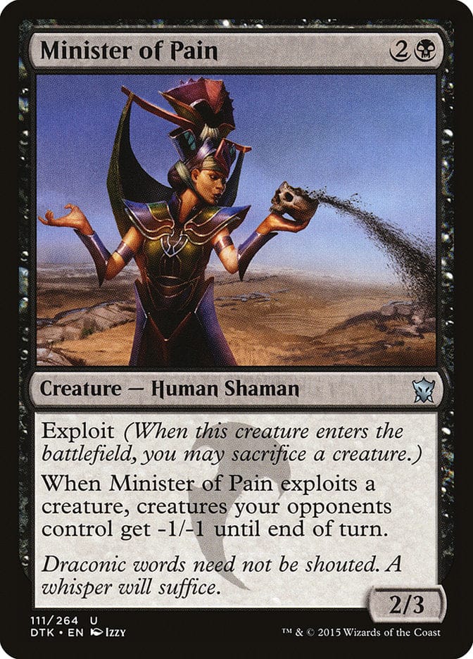 Minister of Pain [Dragons of Tarkir] Magic: The Gathering