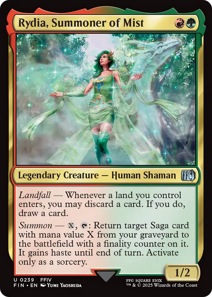 Rydia, Summoner of Mist [FINAL FANTASY] Magic: The Gathering