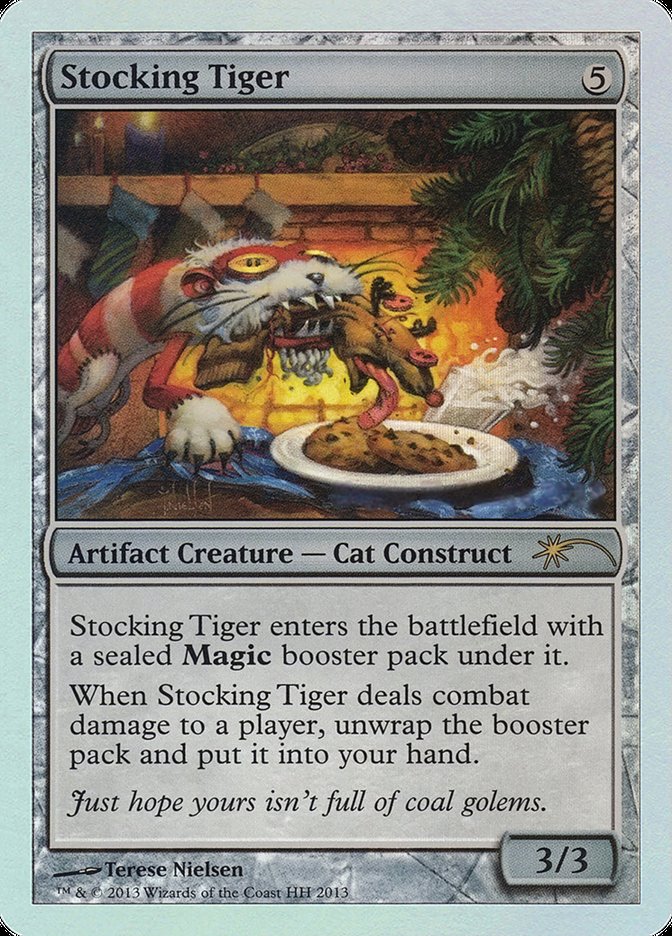Stocking Tiger (No Date) [Happy Holidays] Magic: The Gathering