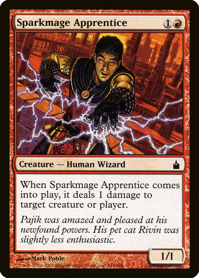 Sparkmage Apprentice [Ravnica: City of Guilds] Magic: The Gathering