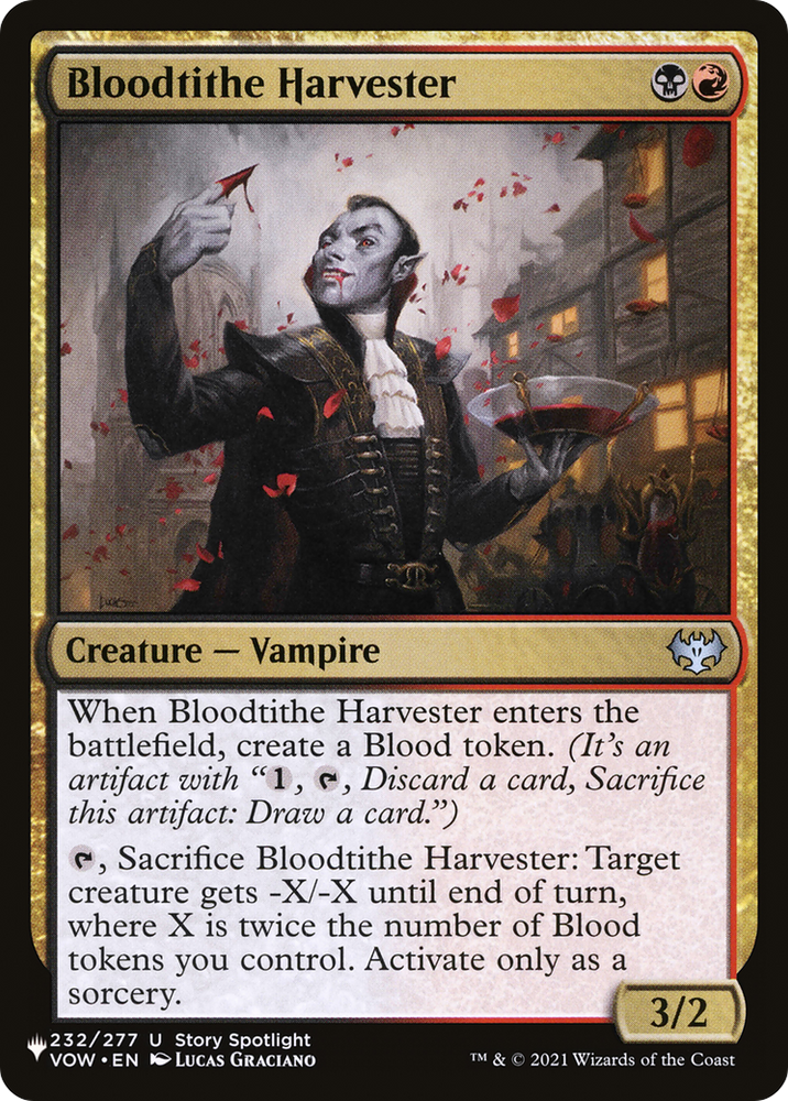 Bloodtithe Harvester [The List] Magic: The Gathering