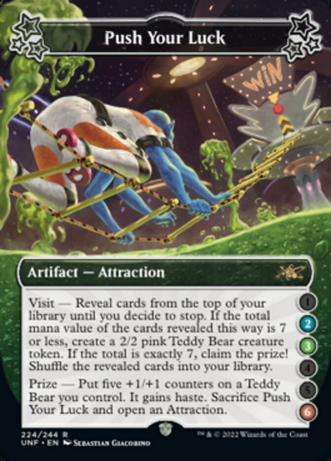 Push Your Luck (2-3-6) [Unfinity] Magic: The Gathering