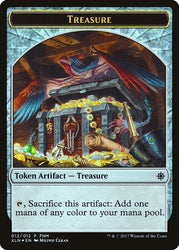 Pirate // Treasure Double-Sided Token [Friday Night Magic 2017] Magic: The Gathering