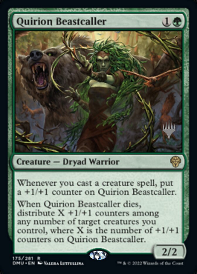 Quirion Beastcaller (Promo Pack) [Dominaria United Promos] Magic: The Gathering