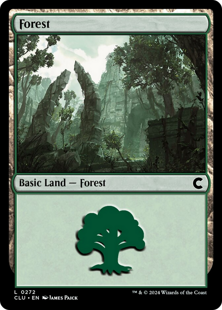 Forest (0272) [Ravnica: Clue Edition] Magic: The Gathering