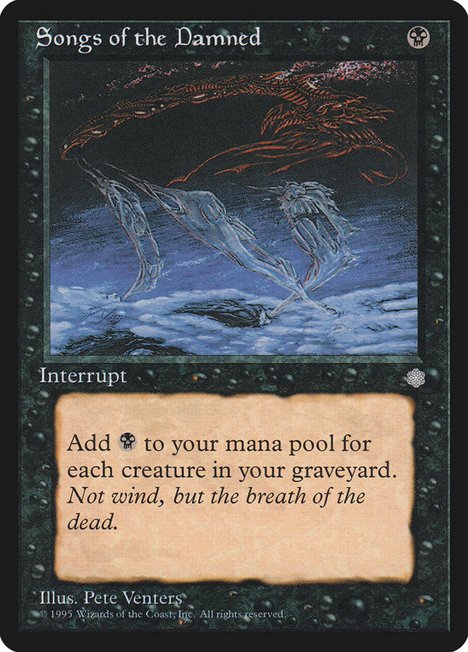 Songs of the Damned [Ice Age] Magic: The Gathering
