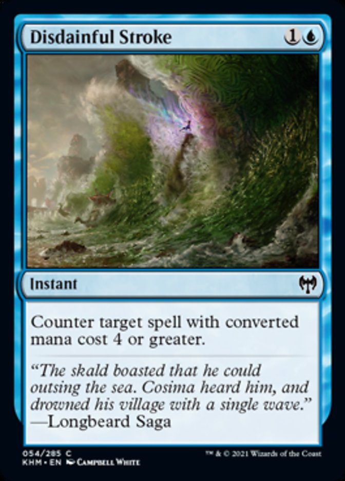 Disdainful Stroke [Kaldheim] Magic: The Gathering