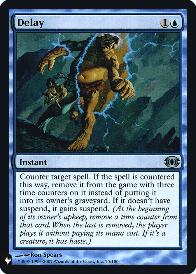 Delay [Mystery Booster] Magic: The Gathering
