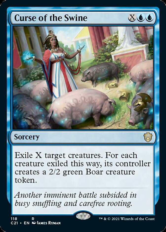 Curse of the Swine [Commander 2021] Magic: The Gathering