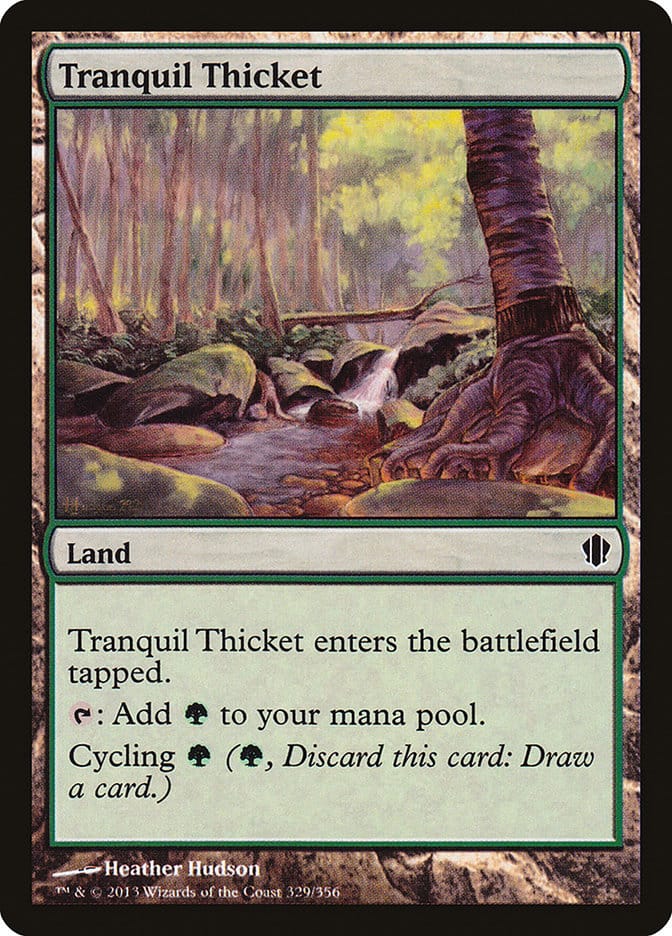 Tranquil Thicket [Commander 2013] Magic: The Gathering