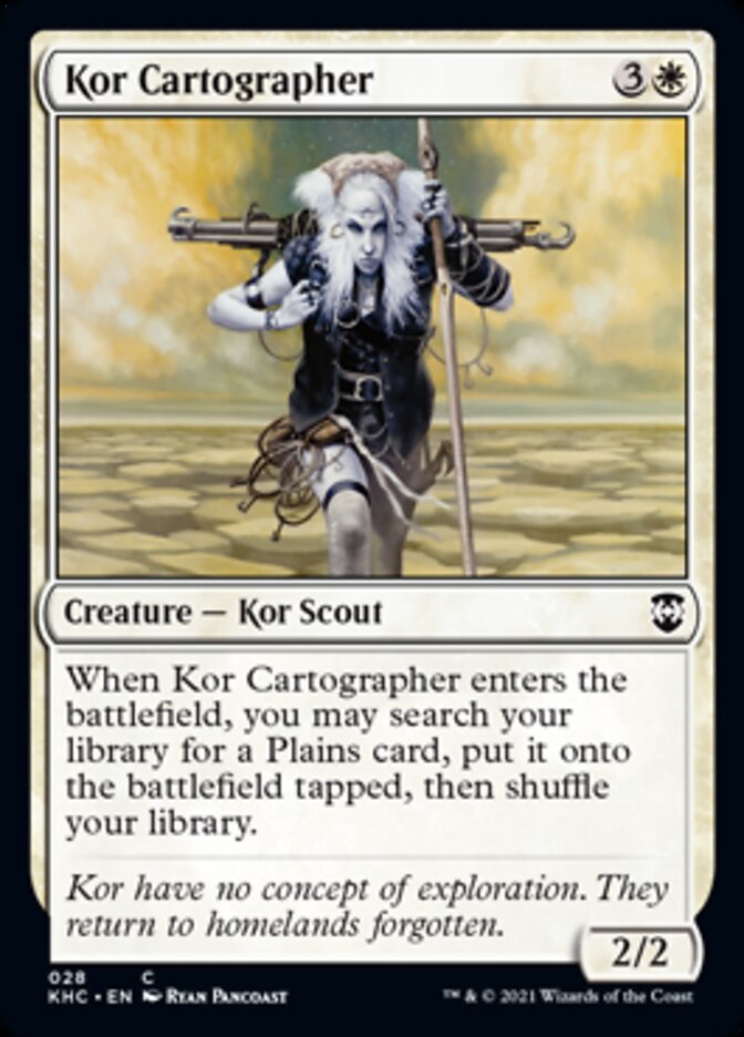Kor Cartographer [Kaldheim Commander] Magic: The Gathering