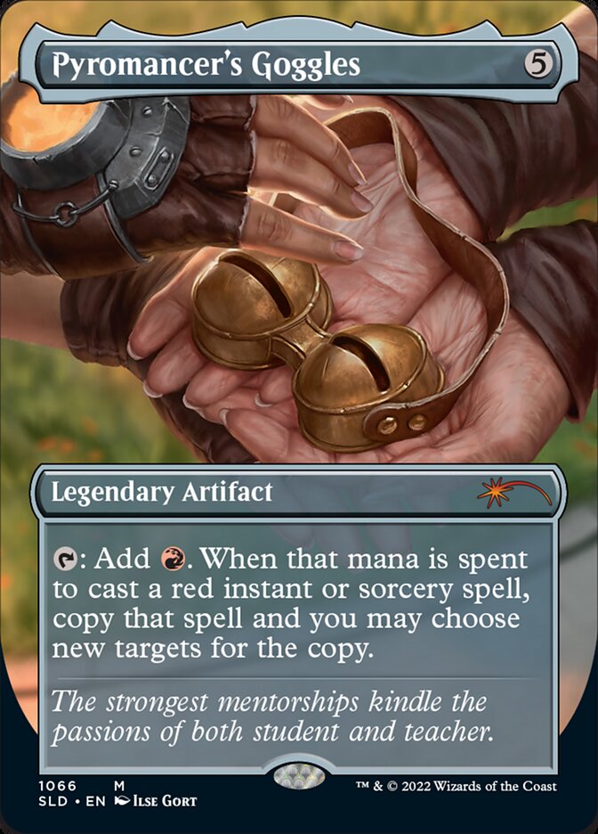 Pyromancer's Goggles (Borderless) [Secret Lair Drop Series] Magic: The Gathering