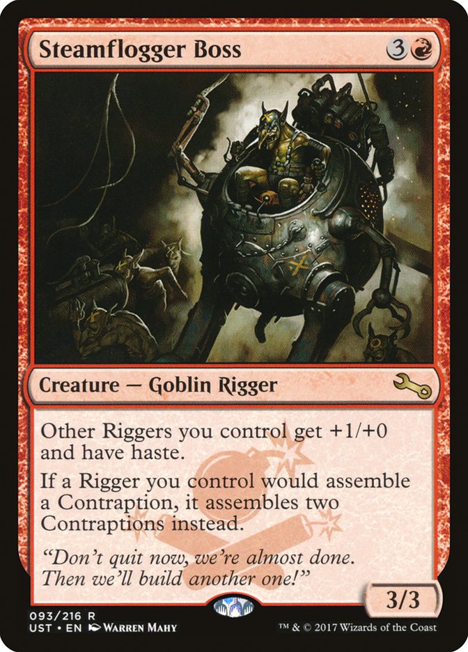 Steamflogger Boss [Unstable] Magic: The Gathering