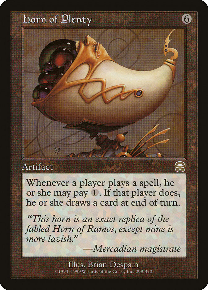 Horn of Plenty [Mercadian Masques] Magic: The Gathering