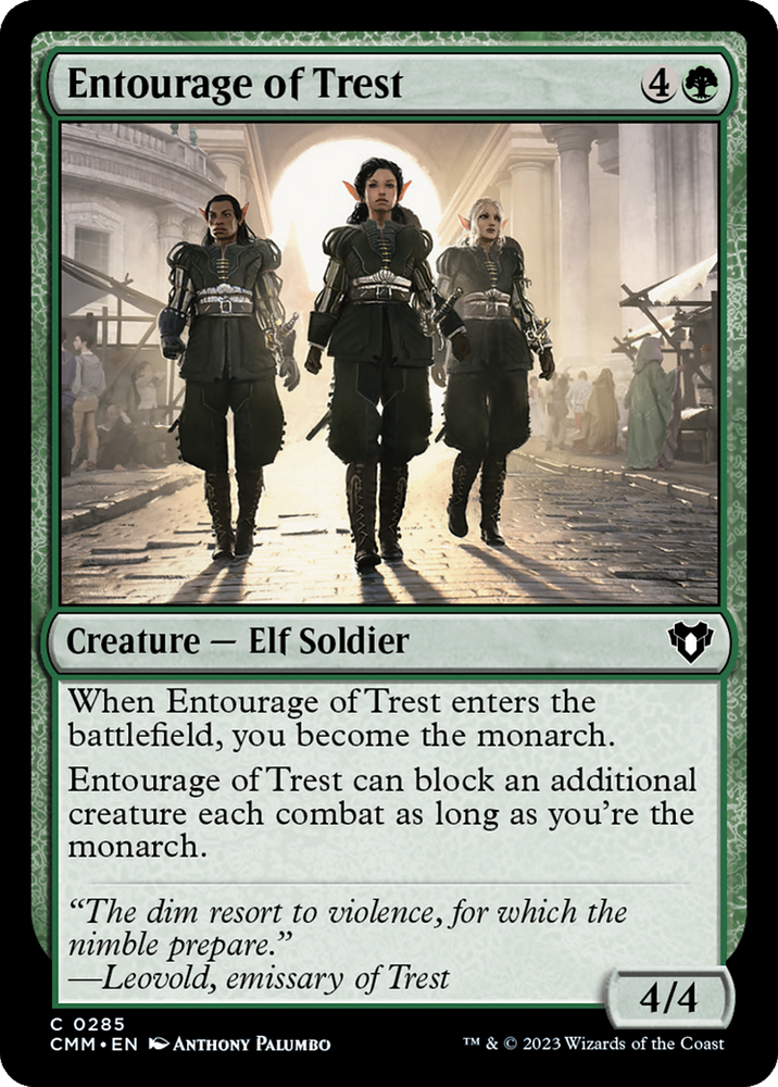 Entourage of Trest [Commander Masters] Magic: The Gathering