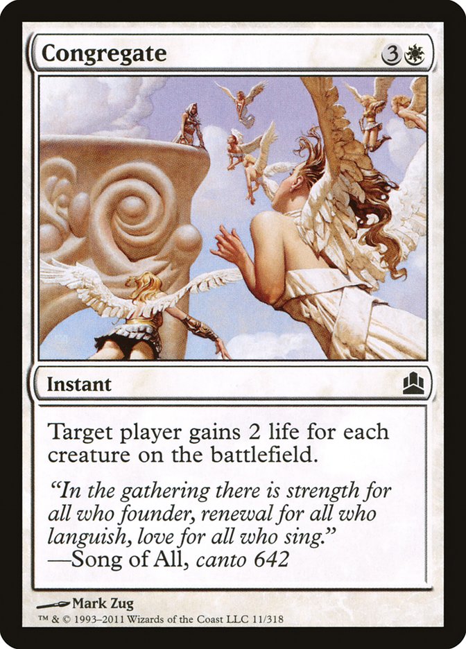 Congregate [Commander 2011] Magic: The Gathering