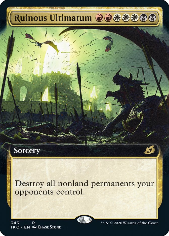 Ruinous Ultimatum (Extended Art) [Ikoria: Lair of Behemoths] Magic: The Gathering