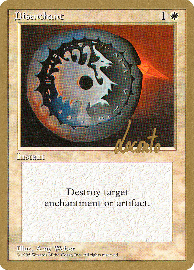 Disenchant (Michael Loconto) [Pro Tour Collector Set] Magic: The Gathering