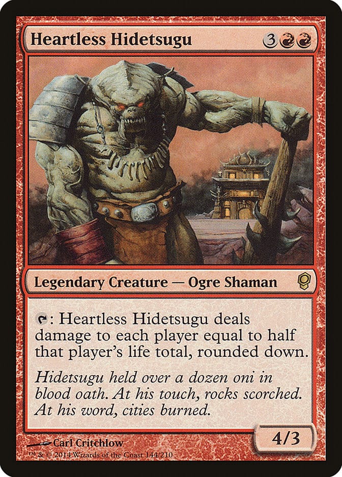 Heartless Hidetsugu [Conspiracy] Magic: The Gathering