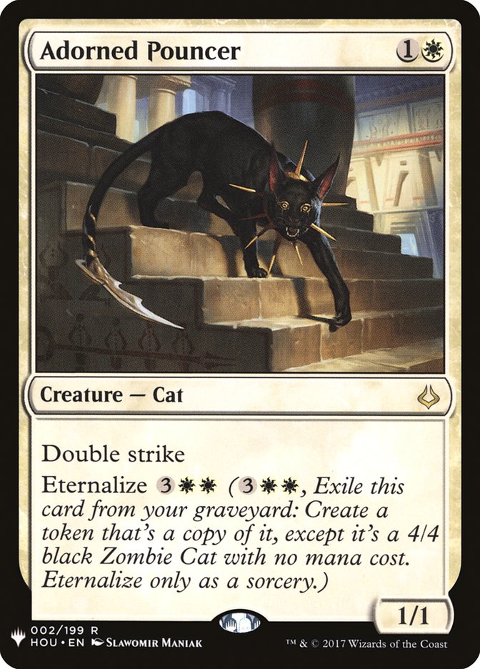 Adorned Pouncer [Mystery Booster] Magic: The Gathering