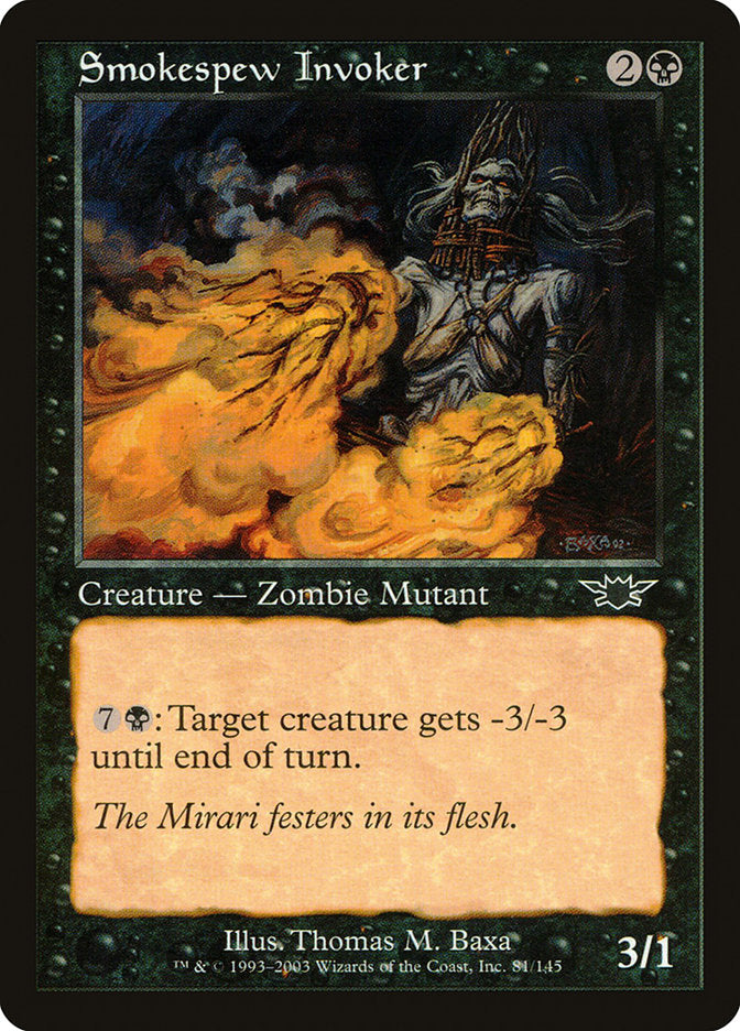 Smokespew Invoker [Legions] Magic: The Gathering