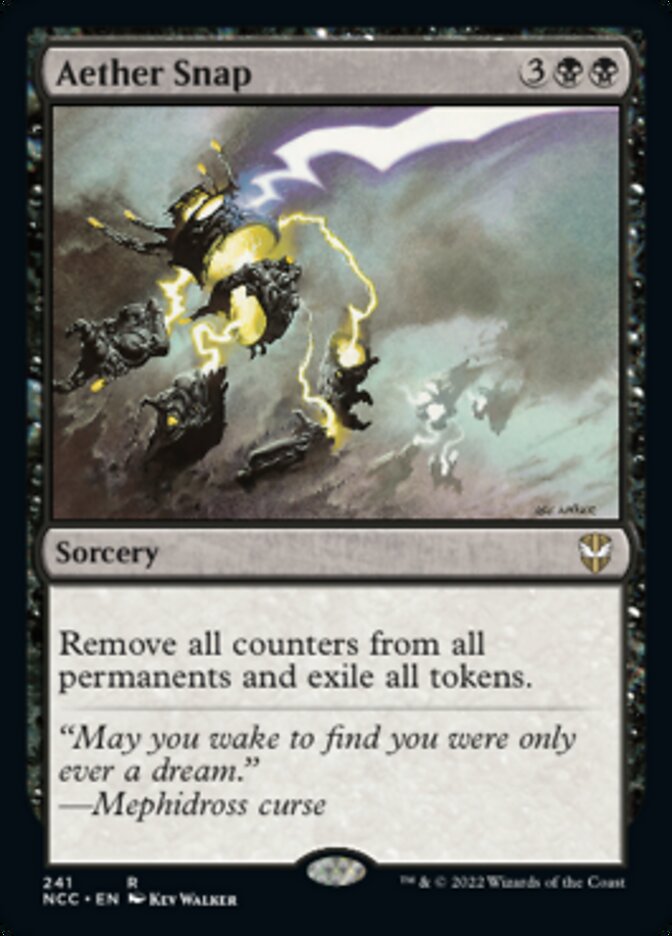 Aether Snap [Streets of New Capenna Commander] Magic: The Gathering