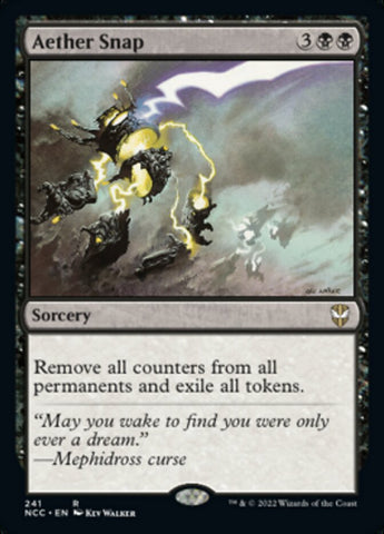 Aether Snap [Streets of New Capenna Commander] Magic: The Gathering