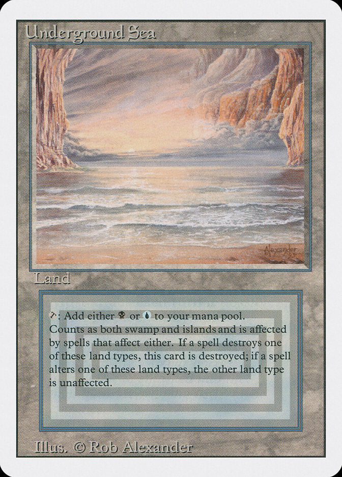 Underground Sea [Revised Edition] Magic: The Gathering