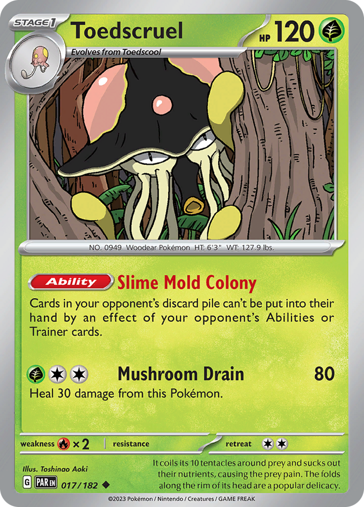 Toedscruel (017/182) [Scarlet & Violet: Paradox Rift] Pokémon