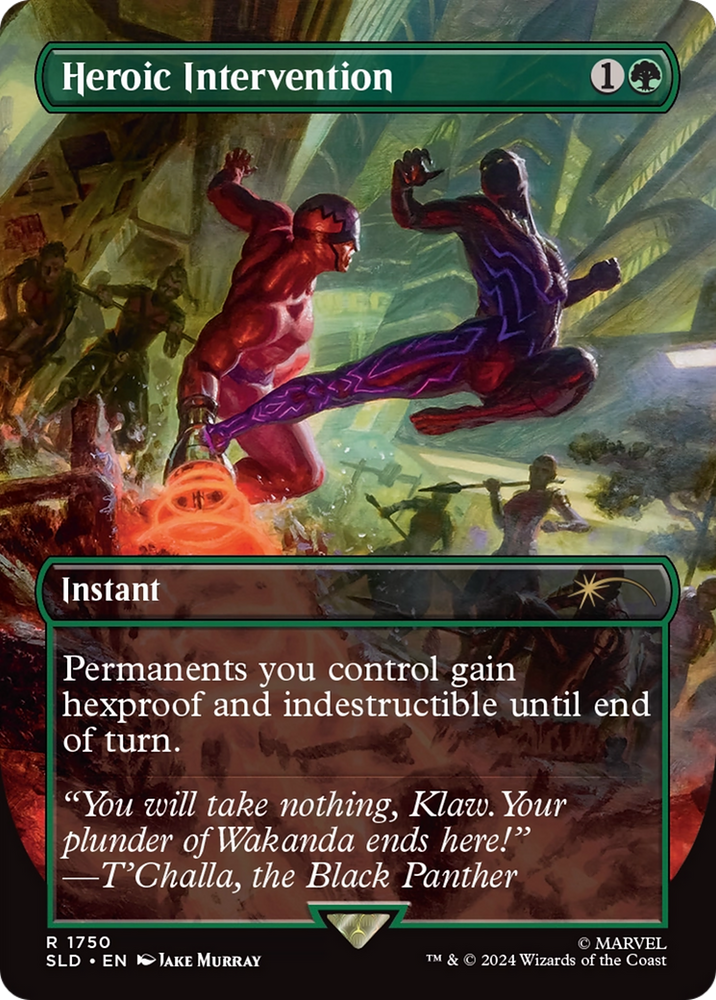 Heroic Intervention (Rainbow Foil) [Secret Lair Drop Series] Magic: The Gathering