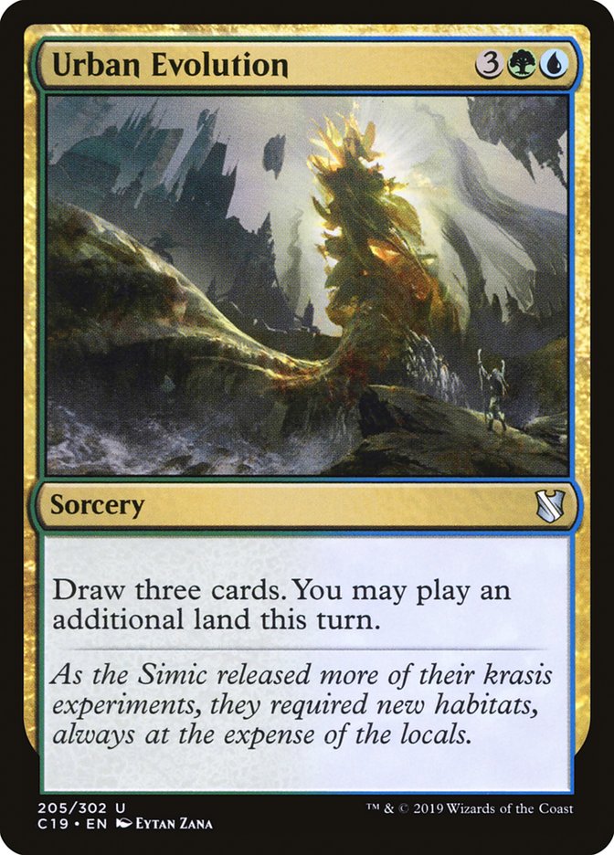 Urban Evolution [Commander 2019] Magic: The Gathering