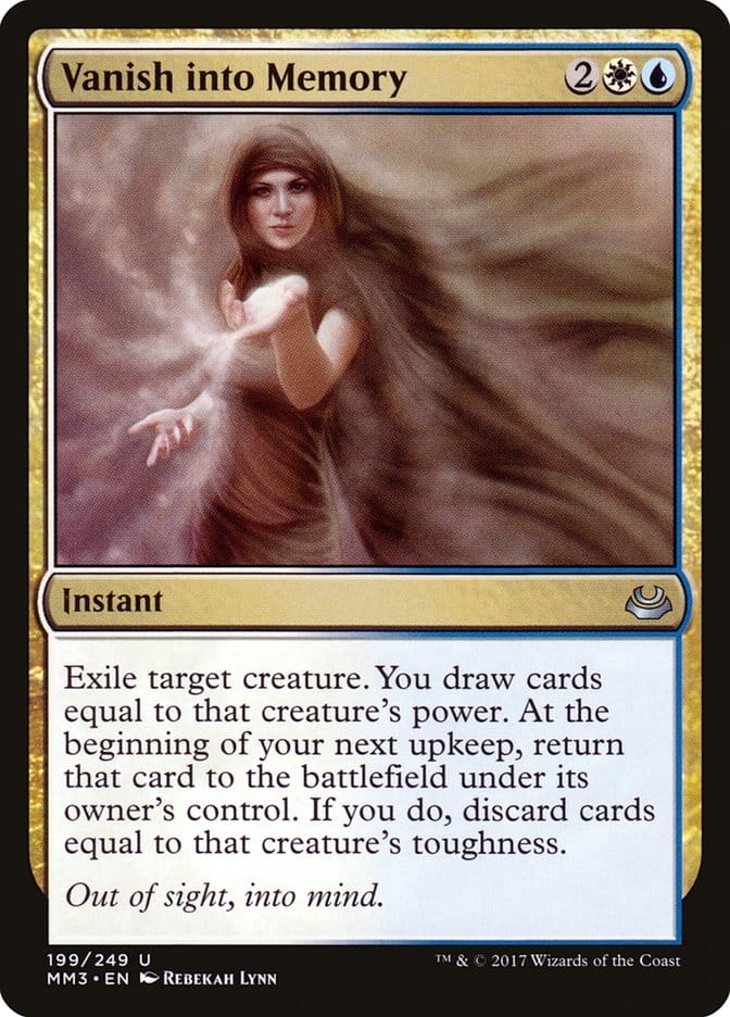 Vanish into Memory [Modern Masters 2017] Magic: The Gathering