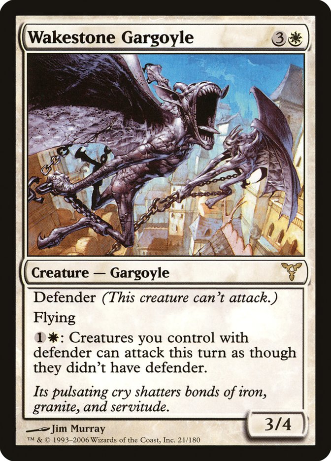 Wakestone Gargoyle [Dissension] Magic: The Gathering