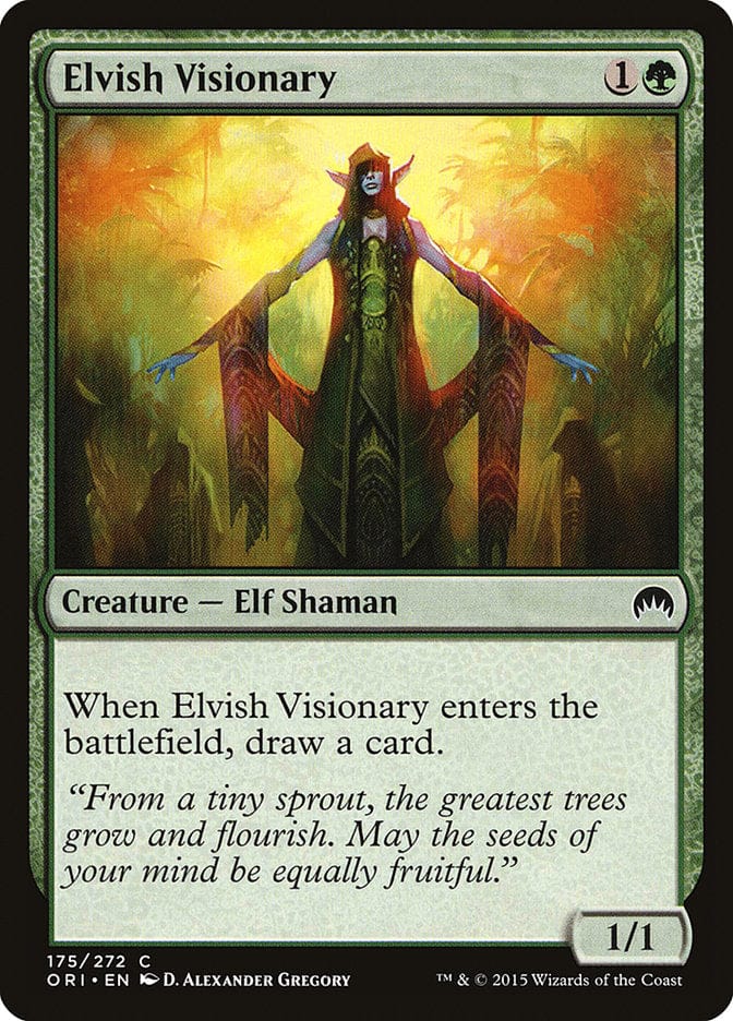 Elvish Visionary [Magic Origins] Magic: The Gathering