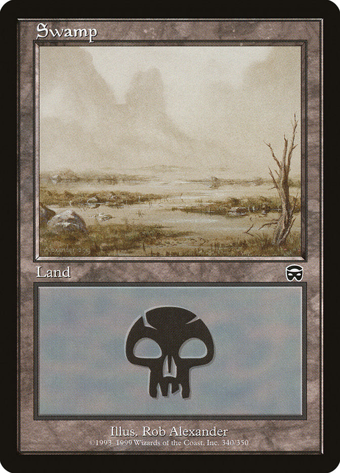 Swamp (340) [Mercadian Masques] Magic: The Gathering