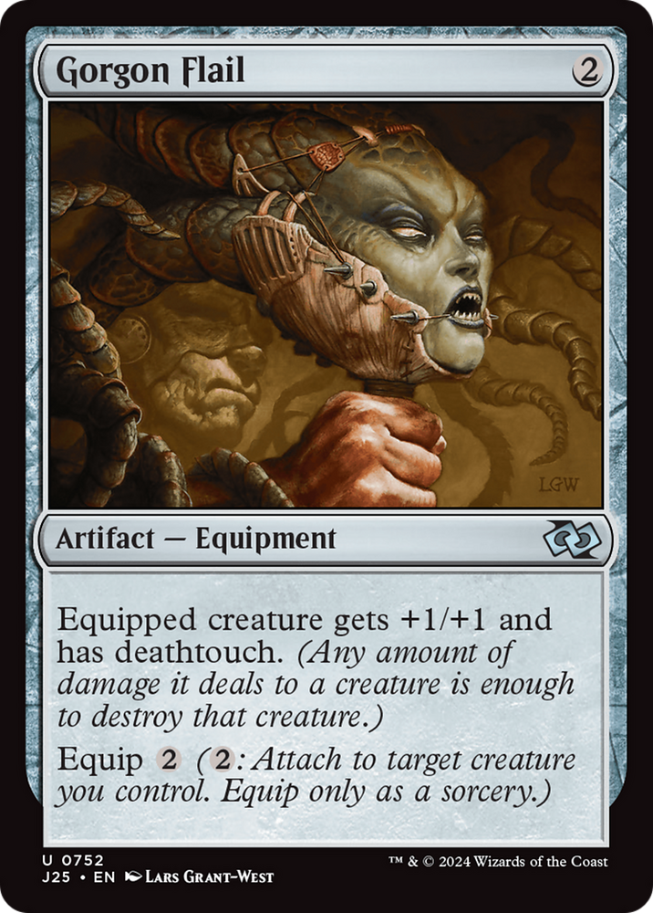 Gorgon Flail [Foundations Jumpstart] Magic: The Gathering