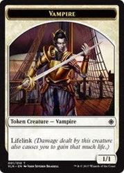 Vampire // Treasure Double-Sided Token [Ixalan Tokens] Magic: The Gathering