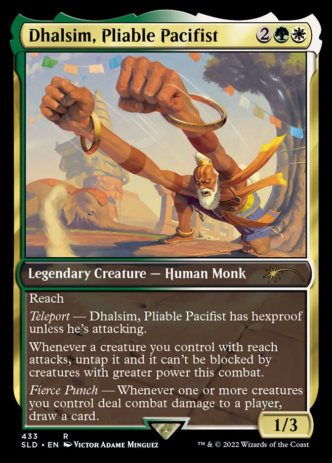 Dhalsim, Pliable Pacifist [Secret Lair Drop Series] Magic: The Gathering