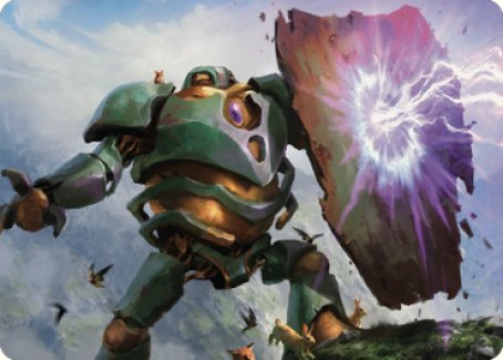 Walking Bulwark Art Card [Dominaria United Art Series] Magic: The Gathering