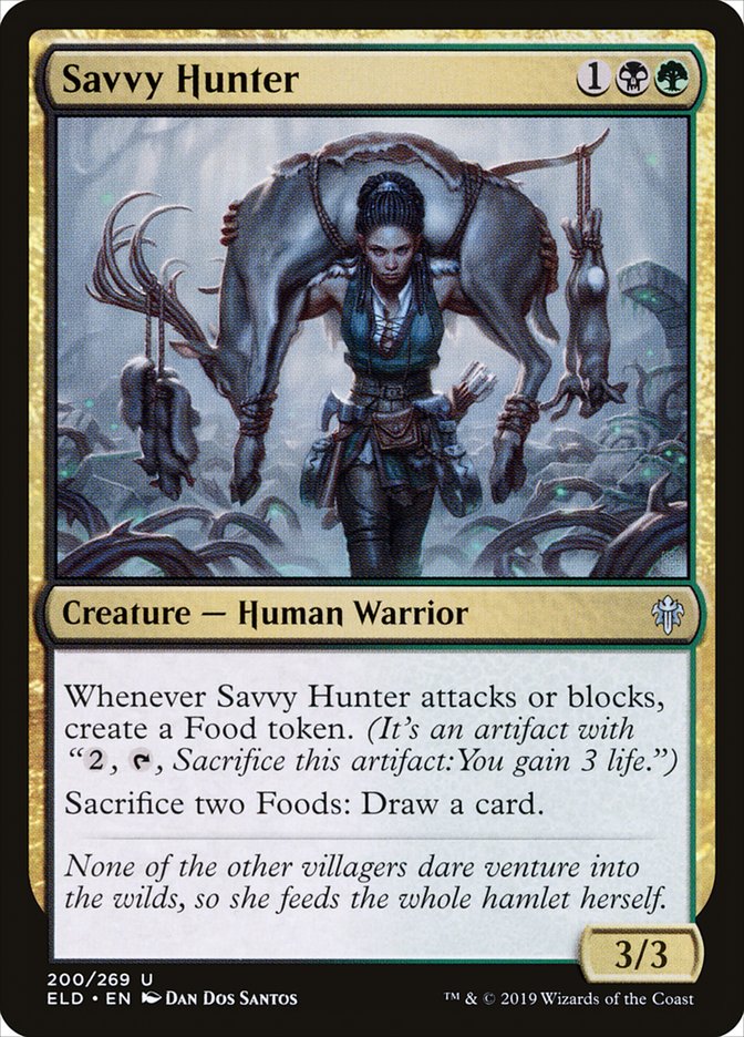 Savvy Hunter [Throne of Eldraine] Magic: The Gathering