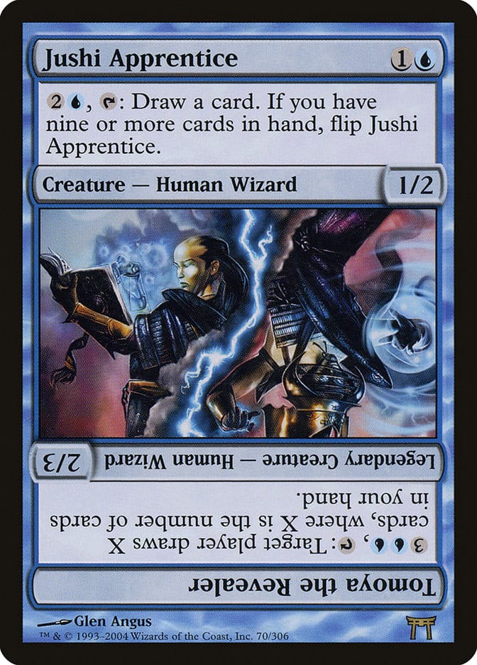 Jushi Apprentice // Tomoya the Revealer [Champions of Kamigawa] Magic: The Gathering