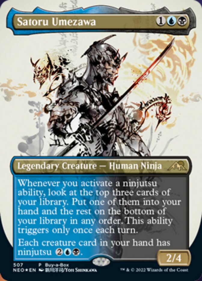 Satoru Umezawa (Buy-A-Box) [Kamigawa: Neon Dynasty] Magic: The Gathering