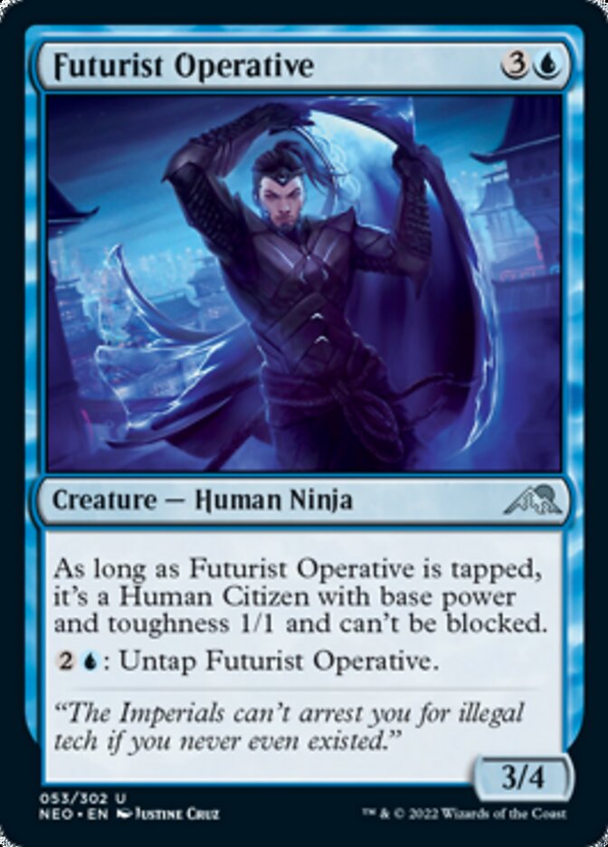 Futurist Operative [Kamigawa: Neon Dynasty] Magic: The Gathering