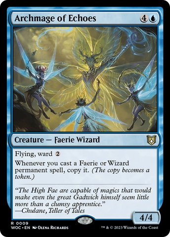 Archmage of Echoes [Wilds of Eldraine Commander] Magic: The Gathering