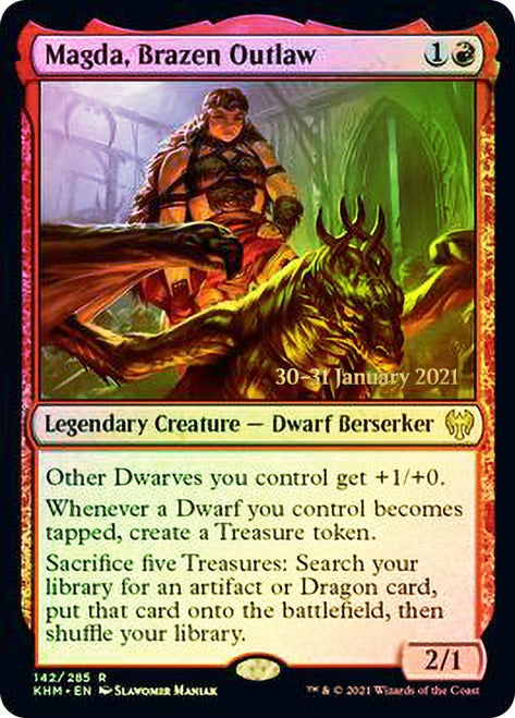 Magda, Brazen Outlaw [Kaldheim Prerelease Promos] Magic: The Gathering