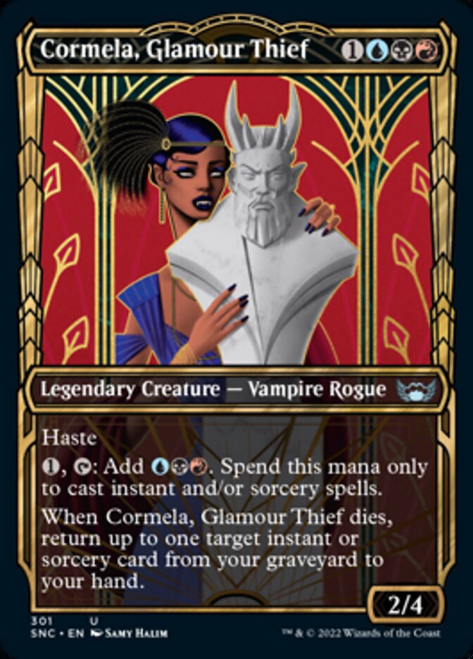 Cormela, Glamour Thief (Showcase Golden Age) [Streets of New Capenna] Magic: The Gathering