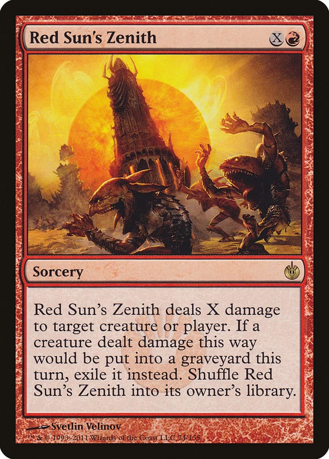 Red Sun's Zenith [Mirrodin Besieged] Magic: The Gathering