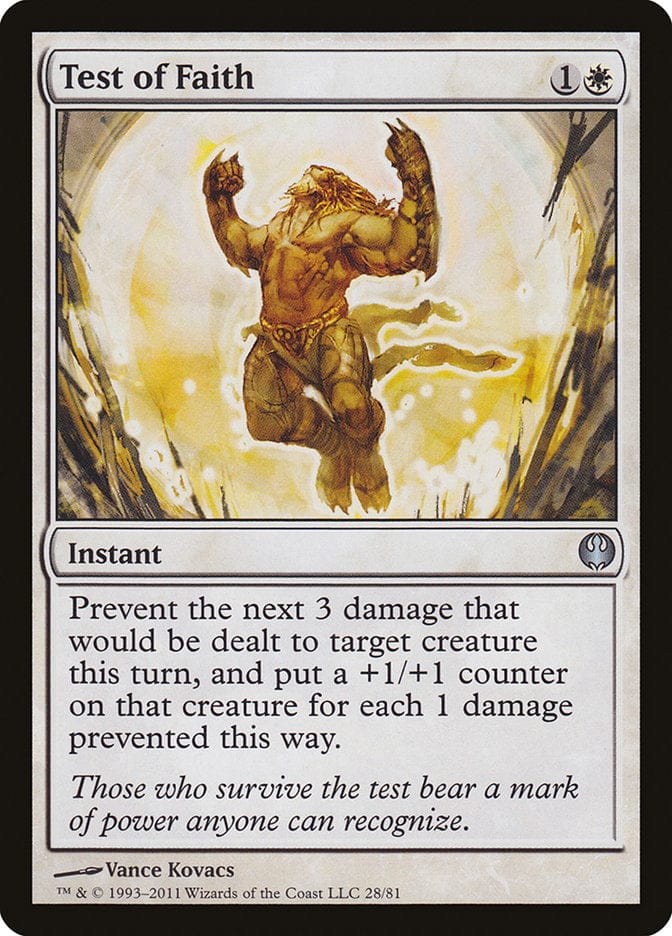 Test of Faith [Duel Decks: Knights vs. Dragons] Magic: The Gathering
